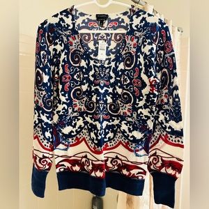 Talbots blouse made in Hong Kong